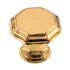 Amerock Advantage Bright Brass 1" Octagon Cabinet Knob Pull BP1446-3