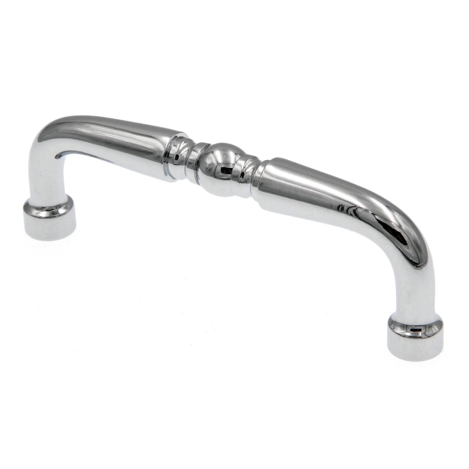 Amerock BP1450-26 Chrome 3"cc Solid Brass Cabinet Arch Pull Allison