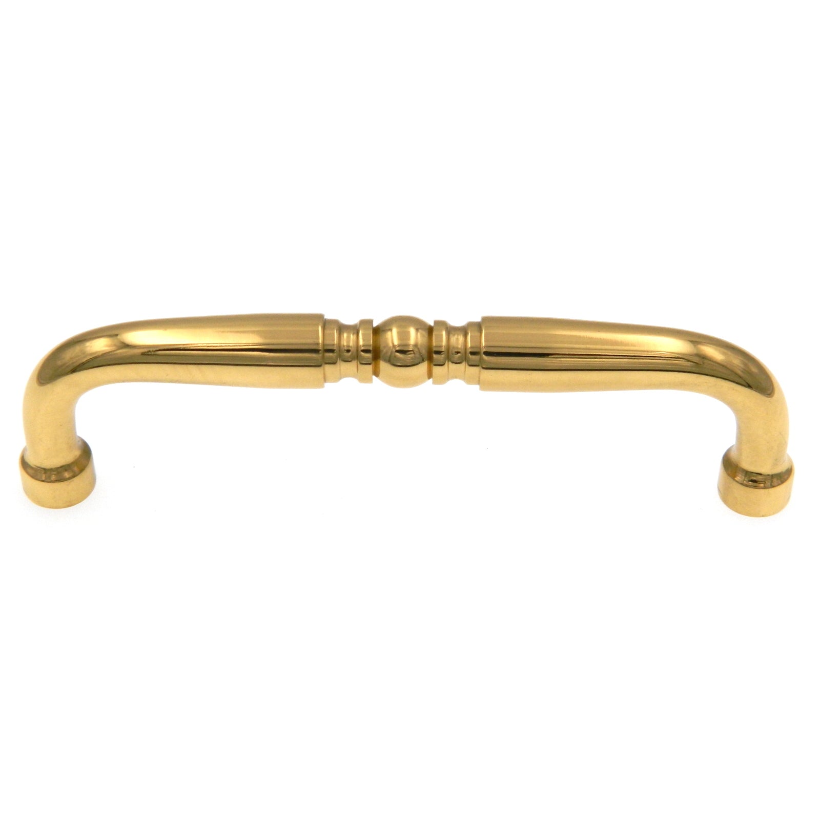 Amerock Allison Polished Brass 3 1/2" Center to Center Cabinet Handle Pull Solid Brass BP14513