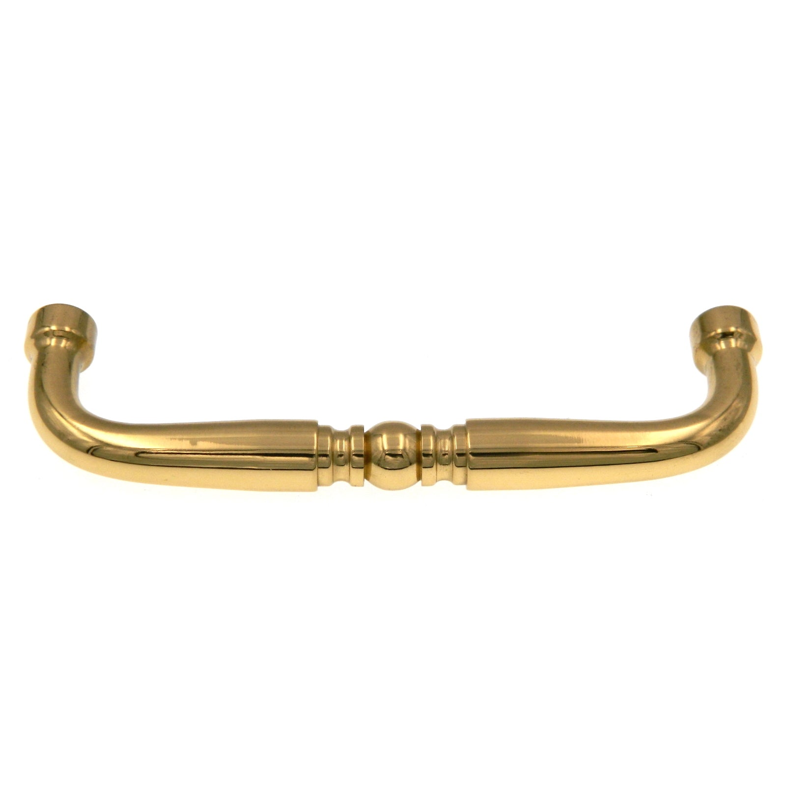 Amerock Allison Polished Brass 3 1/2" Center to Center Cabinet Handle Pull Solid Brass BP14513