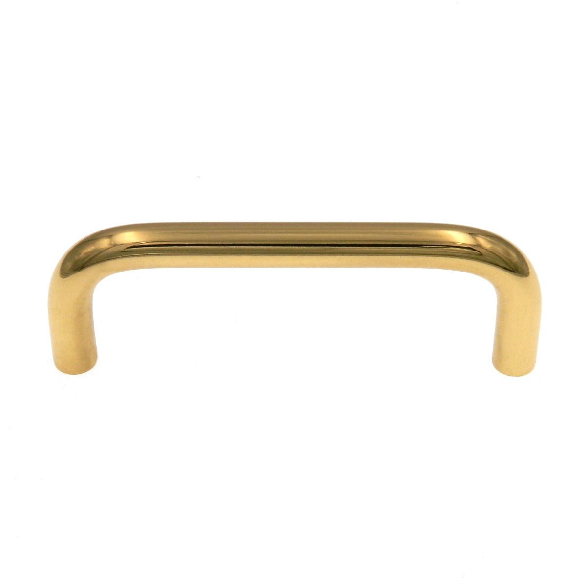 Amerock BP1460-3 Polished Brass 3"cc Solid Brass Cabinet Arch Pull Wire Pulls