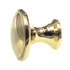 Amerock Hint of Heritage Brushed Brass 1 1/4" Round Cabinet Knob BP1466-O74