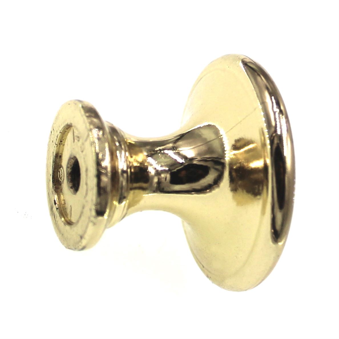 Amerock Hint of Heritage Brushed Brass 1 1/4" Round Cabinet Knob BP1466-O74