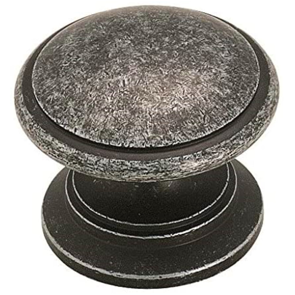 Amerock Brass Classics Wrought Iron Dark 1-3/16 inch Round Cabinet Knob BP1466WID