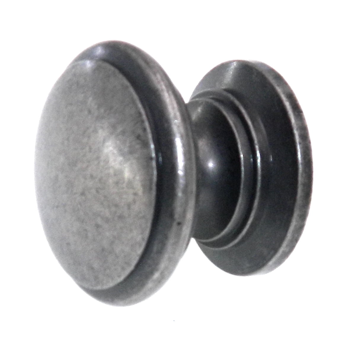 Amerock Hint of Heritage 1 1/4" Weathered Nickel Cabinet Knob Pull BP1466-WN