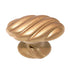 Amerock Expressions Satin Gold 1 1/2" Harmonious Twist Cabinet Knob BP1474-SG