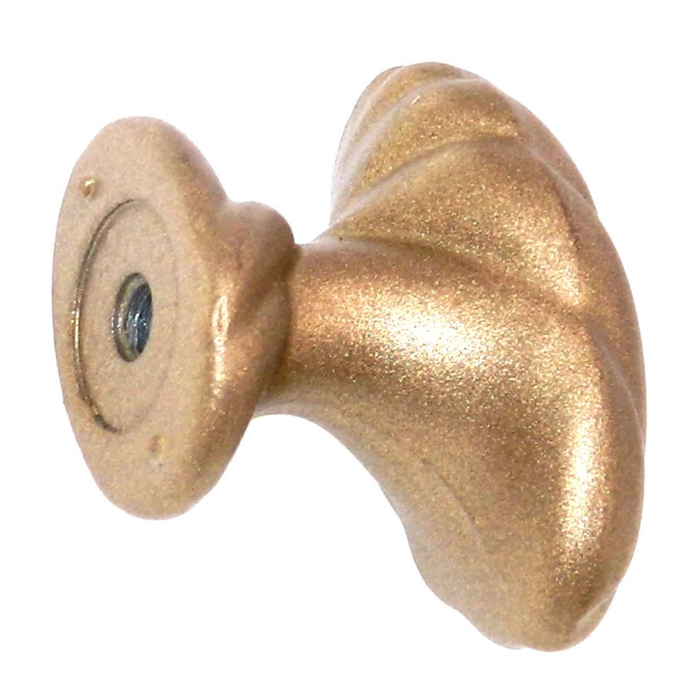 Amerock Expressions Satin Gold 1 1/2" Harmonious Twist Cabinet Knob BP1474-SG