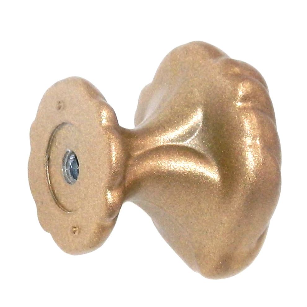 Amerock Expressions Satin Gold 1 3/8" Delicate Flowing Cabinet Knob BP1475-SG