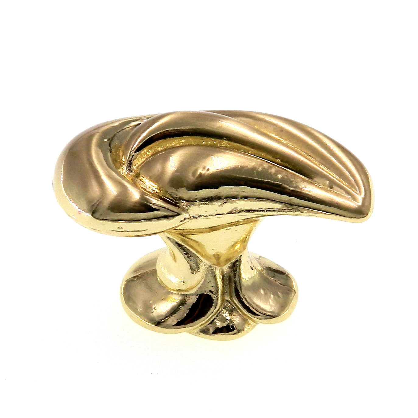 Amerock Expressions Sterling Brass 1 11/16" Swirl Cabinet Knob BP1476-O74