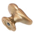 Amerock Expressions Satin Gold 1 11/16" Bold Swirl Cabinet Knob BP1476-SG