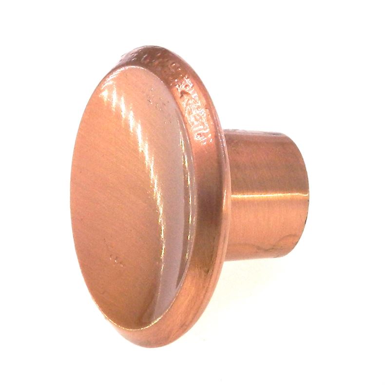 Amerock Merit Vintage Satin Copper 1 1/2" Concave Cabinet Knob BP1516-41