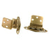 Pair Amerock Merit Polished Brass 3/8" Inset Hinges Non Self-Closing BP1529-3