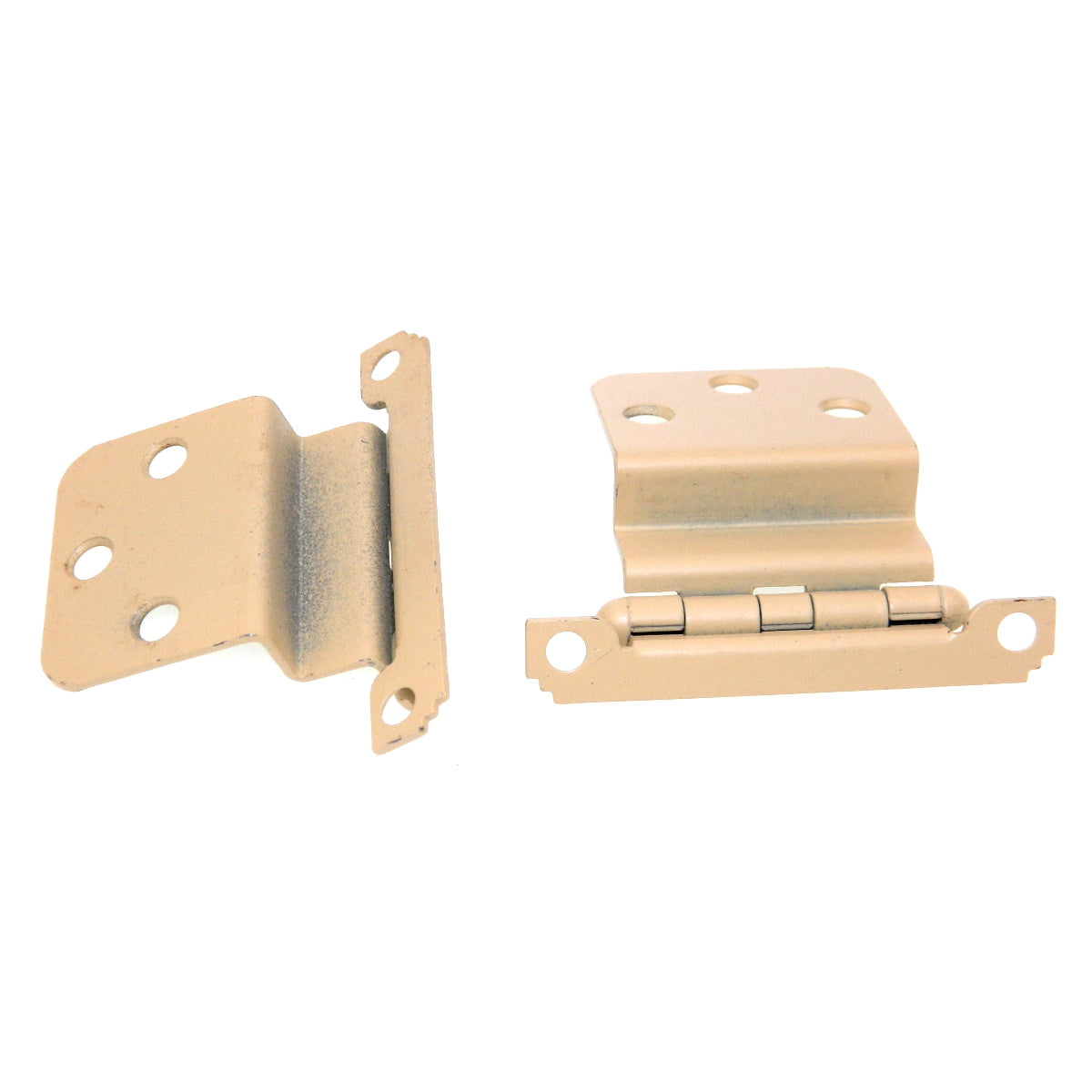 Pair Amerock Merit Prime Coat 3/8" Inset Hinges Non Self-Closing BP1535-P