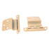 Pair Amerock Merit Prime Coat 3/8" Inset Hinges Non Self-Closing BP1535-P