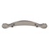 Amerock Inspirations Leaf Cabinet Arch Pull 3" Ctr Satin Nickel BP1580-G10