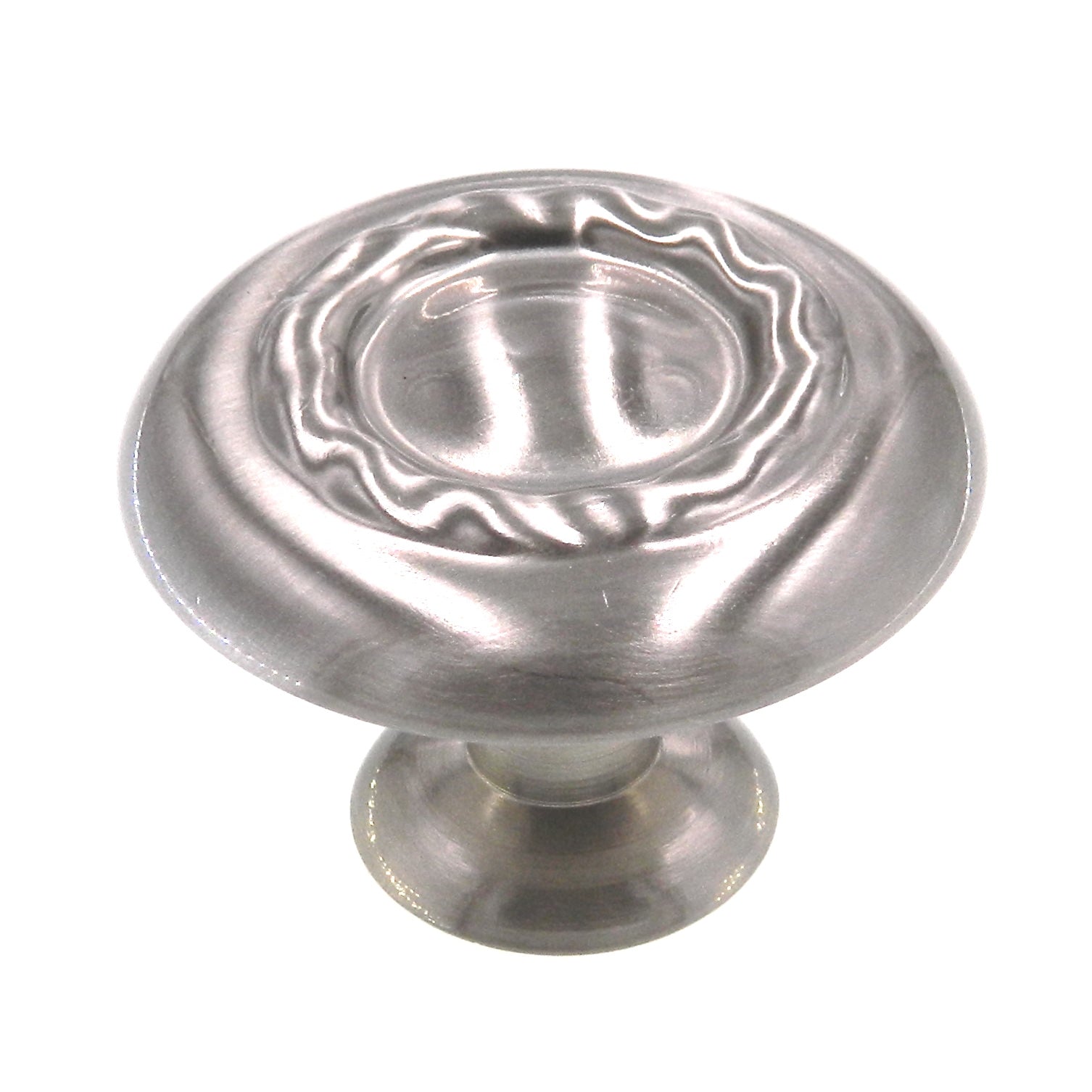 Amerock Inspirations Satin Nickel 1 3/4" Round Cabinet Knob Pull BP1585-2-G10