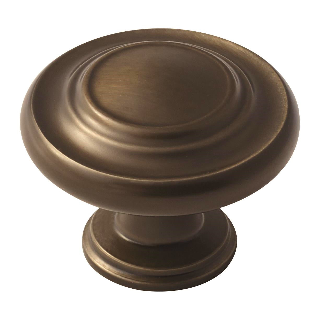 Amerock Inspirations Caramel Bronze 1 5/16 inch Round Cabinet Knob BP1586CBZ