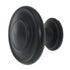 Amerock Inspirations 1 3/8" Flat Black Ringed Cabinet Knob Pull BP1586-FB