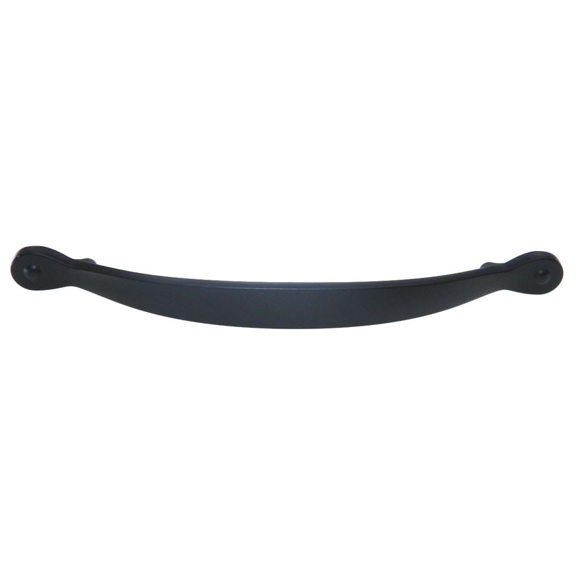 Amerock Inspirations Flat Black 6 1/4" (160mm) Ctr Cabinet Handle BP1589FB