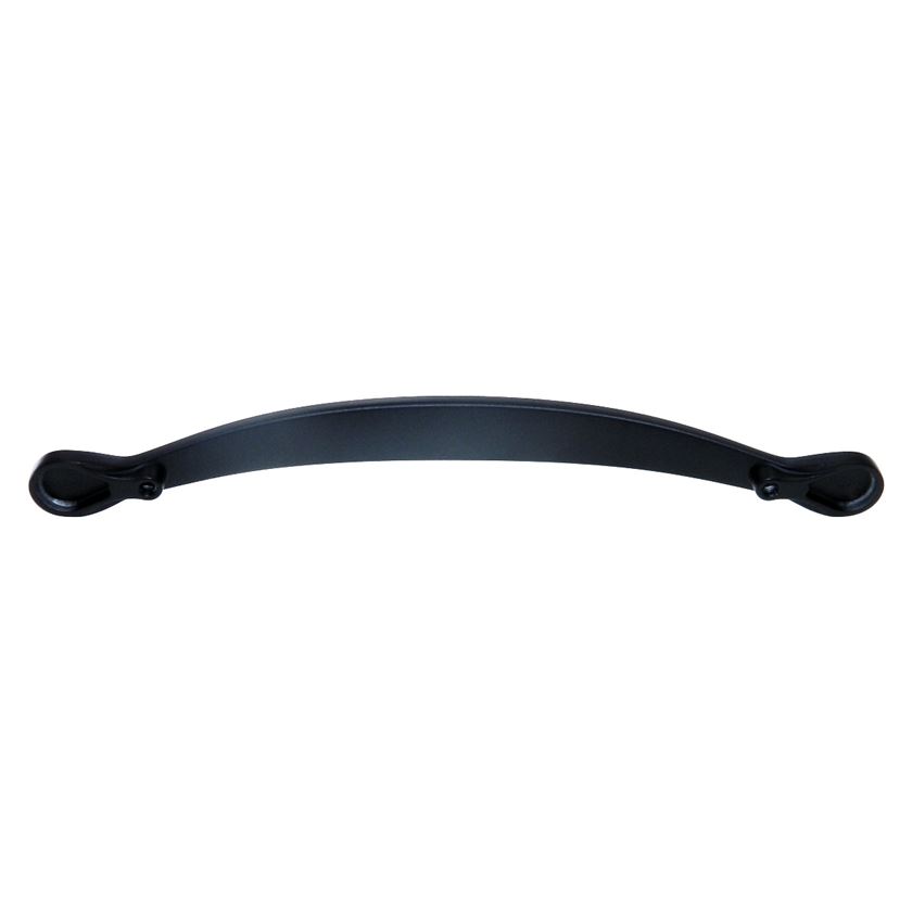 Amerock Inspirations Flat Black 6 1/4" (160mm) Ctr Cabinet Handle BP1589FB