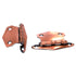 Pair Amerock Merit Anitque Copper 3/8" Offset Surface Cabinet Hinges BP1589-MC