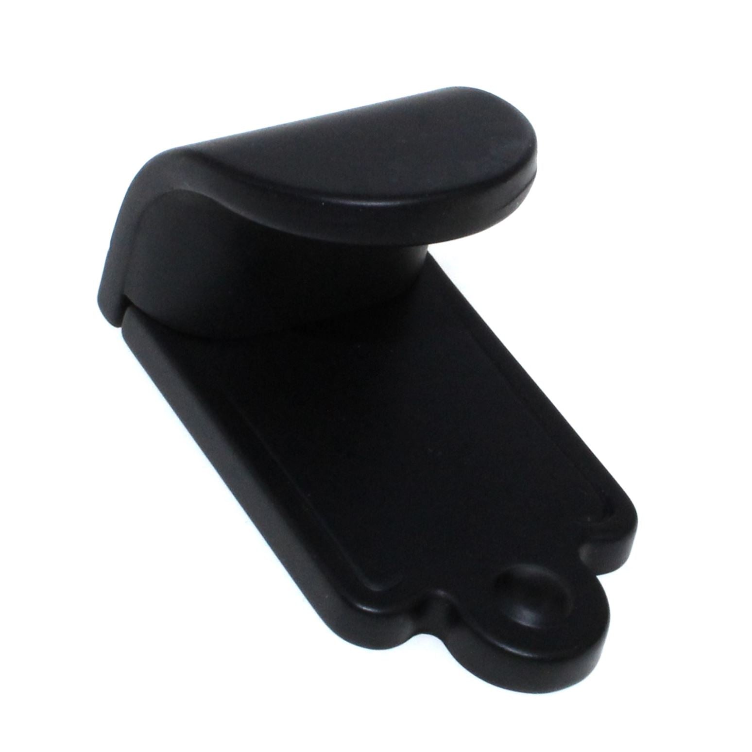 Amerock Inspirations Matte Black 1 7/8" Finger Pull Cabinet Knob BP1593FB