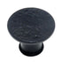 Amerock Merit Colonial Black 1" Hammered Cabinet Knob BP1762-CB