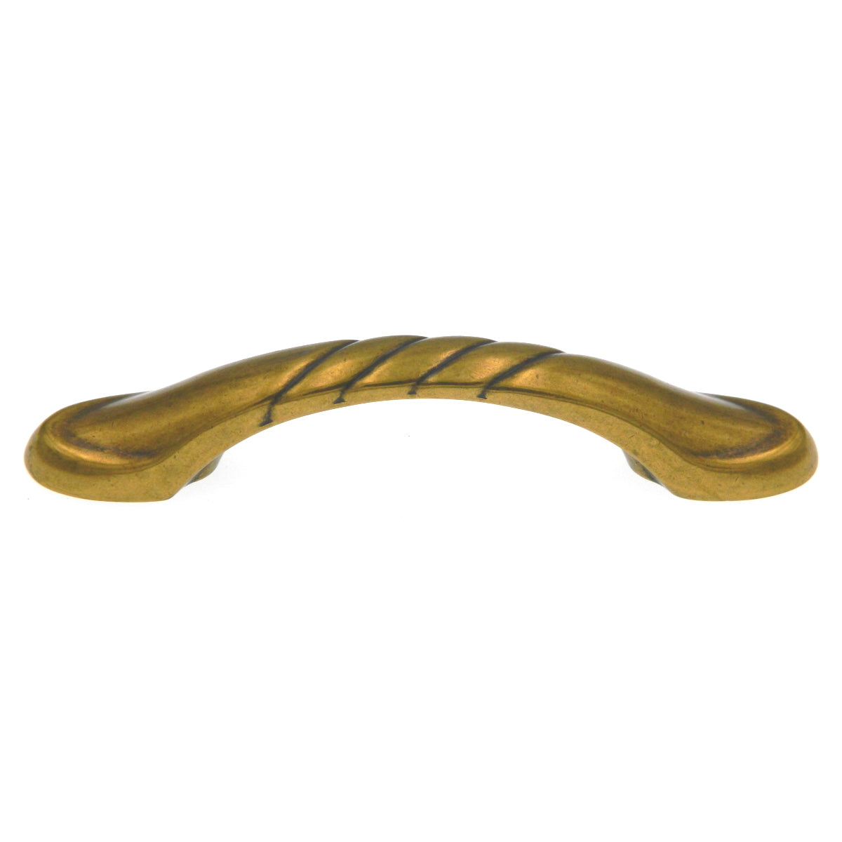 Amerock Design Details BP1826-R1 Regency Brass 3", 3 3/4" (96mm) Cabinet Handle Pull