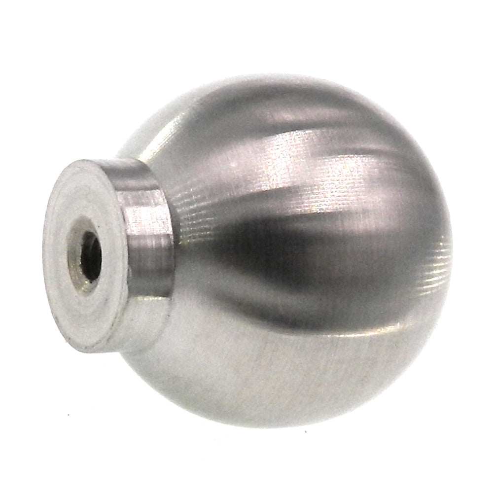 Amerock Essential'Z Stainless Steel 1 3/16" Round Ball Cabinet Knob 