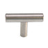 Amerock Bar Pulls Stainless Steel 2" T-Bar Cabinet Knob BP19009-SS