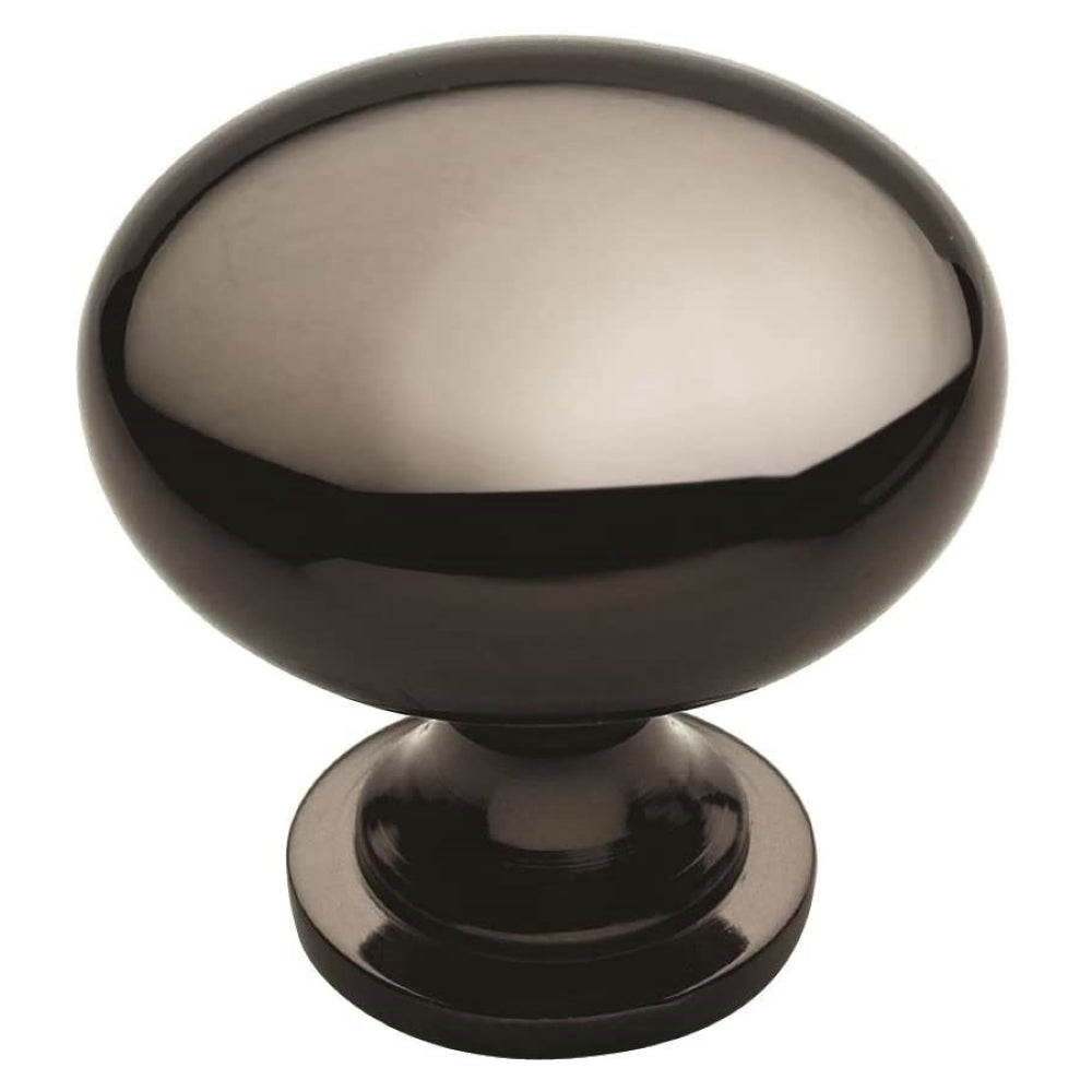 Amerock Allison Black Nickel 1-3/16 Inch Round Cabinet Knob BP1910BN