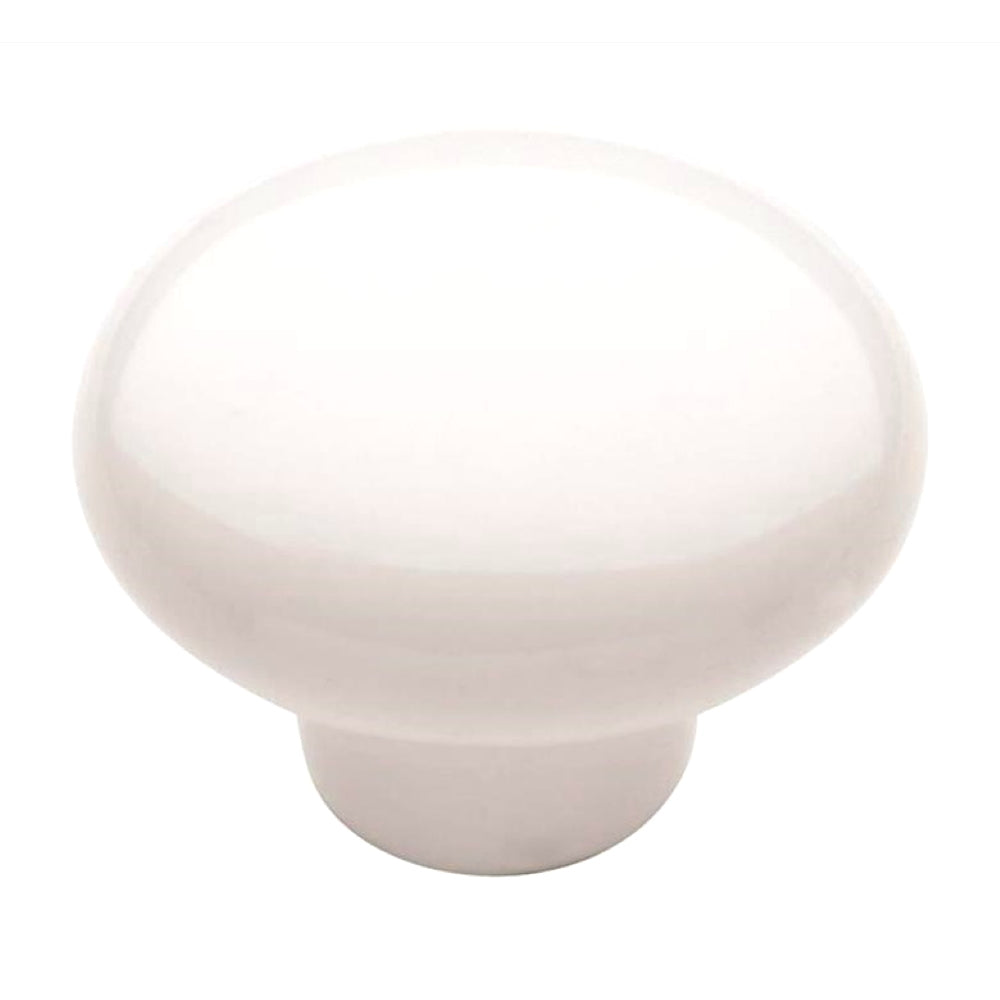 Amerock Allison White 1 1/4 inch Round Cabinet Knob BP1920W