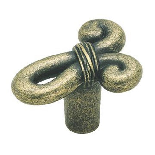 4 Pack Amerock BP19250-R2 Weathered Brass 1 5/8" Cyprus Knot Cabinet Knob Pulls