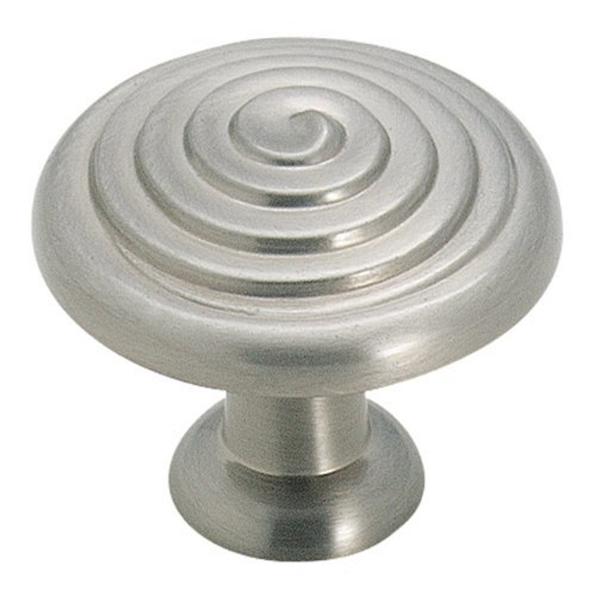 Amerock BP19252-G10 Tiradores de perilla de gabinete en espiral de níquel satinado Divinity de 1 1/4"