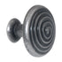 Amerock Divinity Weathered Nickel 1 1/4" Swirl Cabinet Pull Knob BP19252WN