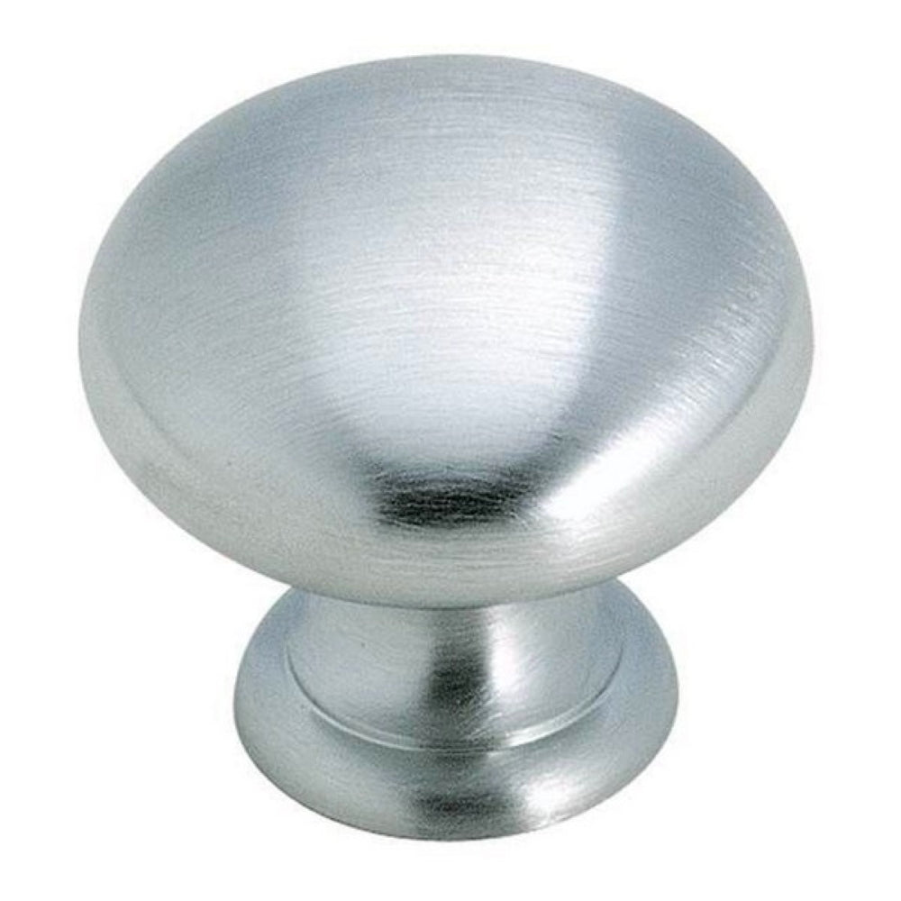 Amerock Brass Classics Brushed Chrome Solid Brass 1 1/4" Cabinet Knob BP1950-26D