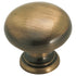 Amerock Brass Classics Antique English Solid Brass 1 1/4" Cabinet Knob BP1950-AE