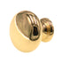 Amerock Brass Classics Bright Brass Solid Brass 1 1/4" Cabinet Knob BP1950-B