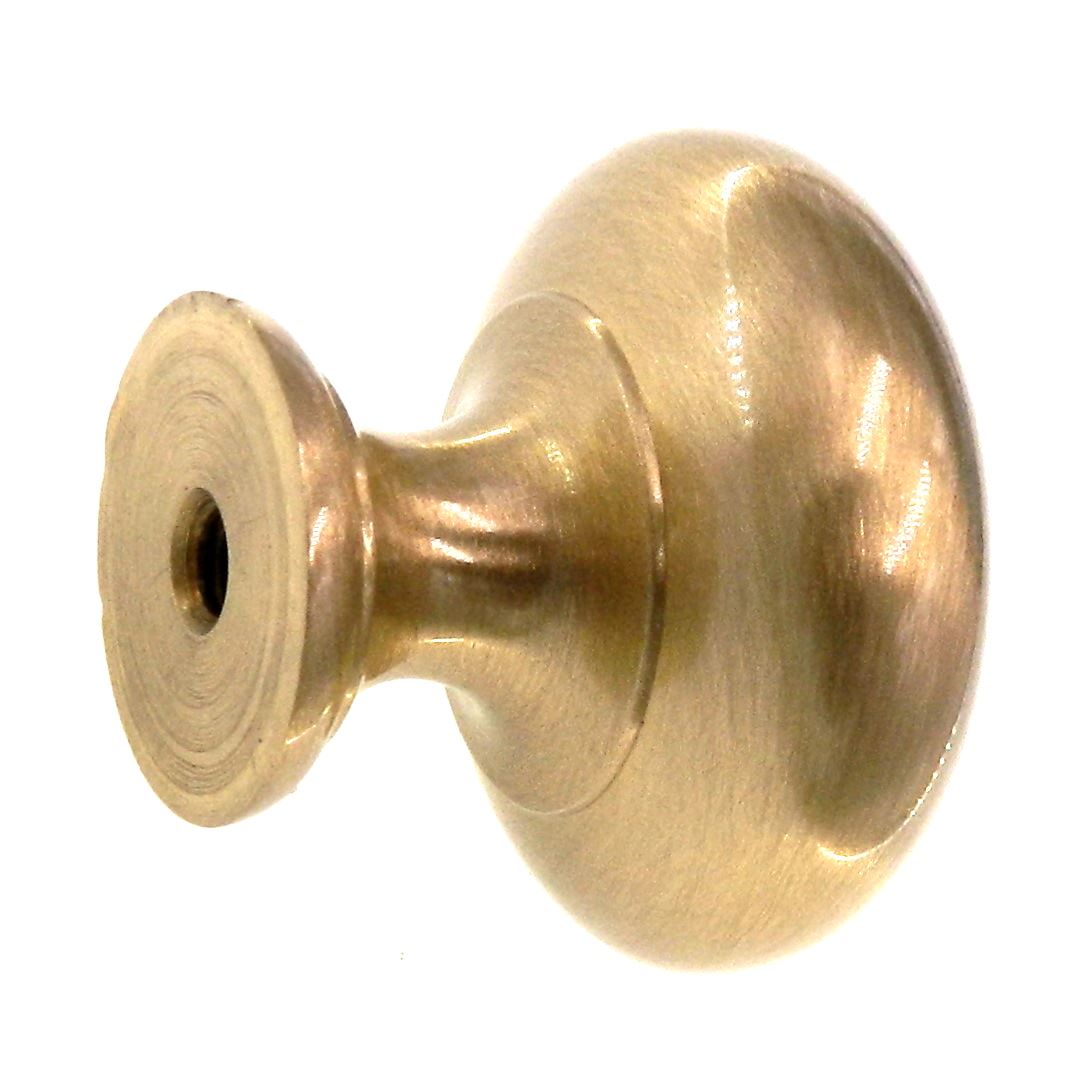 Amerock Brass Classics Brushed Brass Solid Brass 1 1/4" Cabinet Knob BP1950-BRB