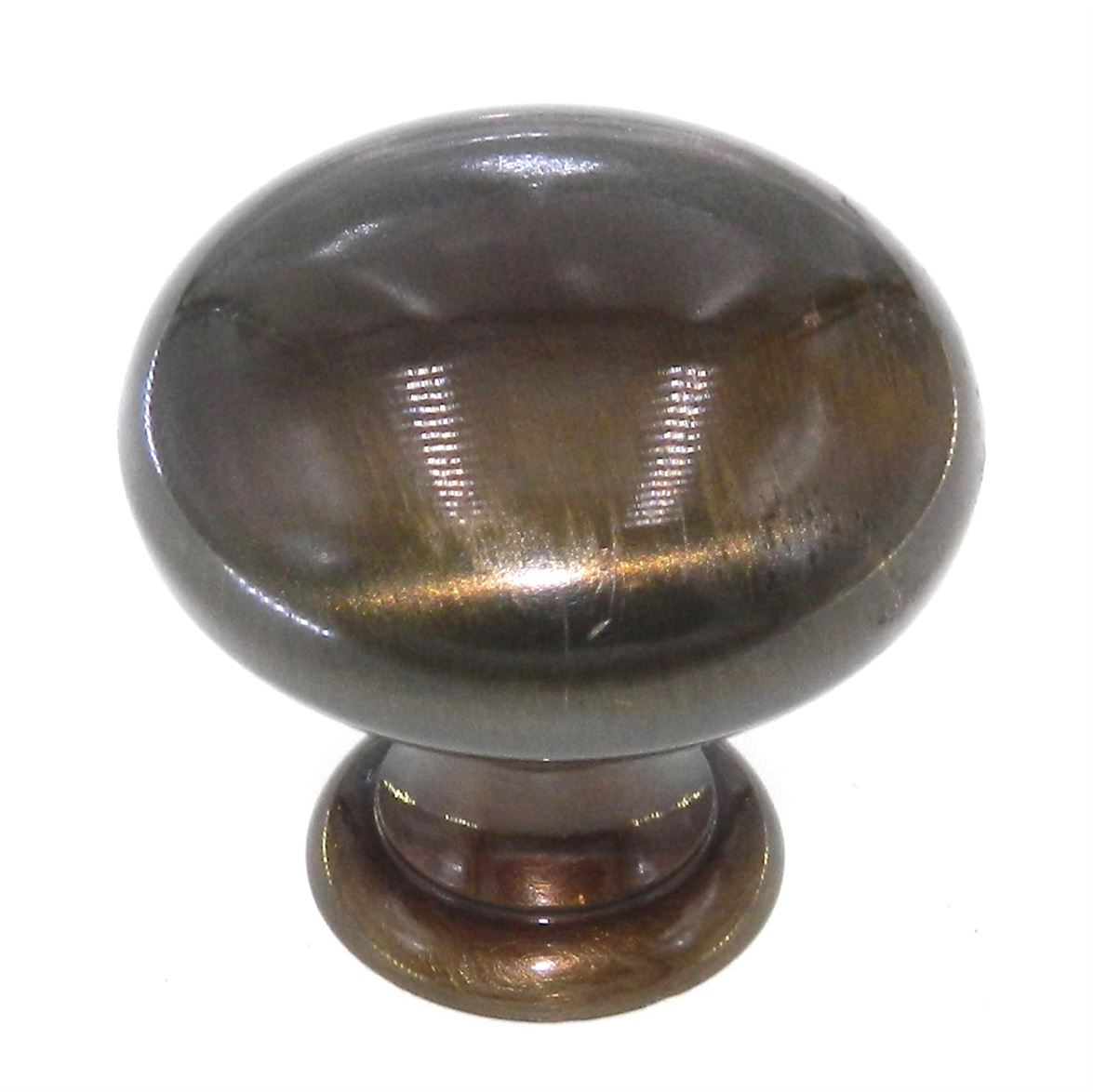 Amerock Solid Brass Antique English 1 1/4" Mushroom Cabinet Knob BP1950H-AE