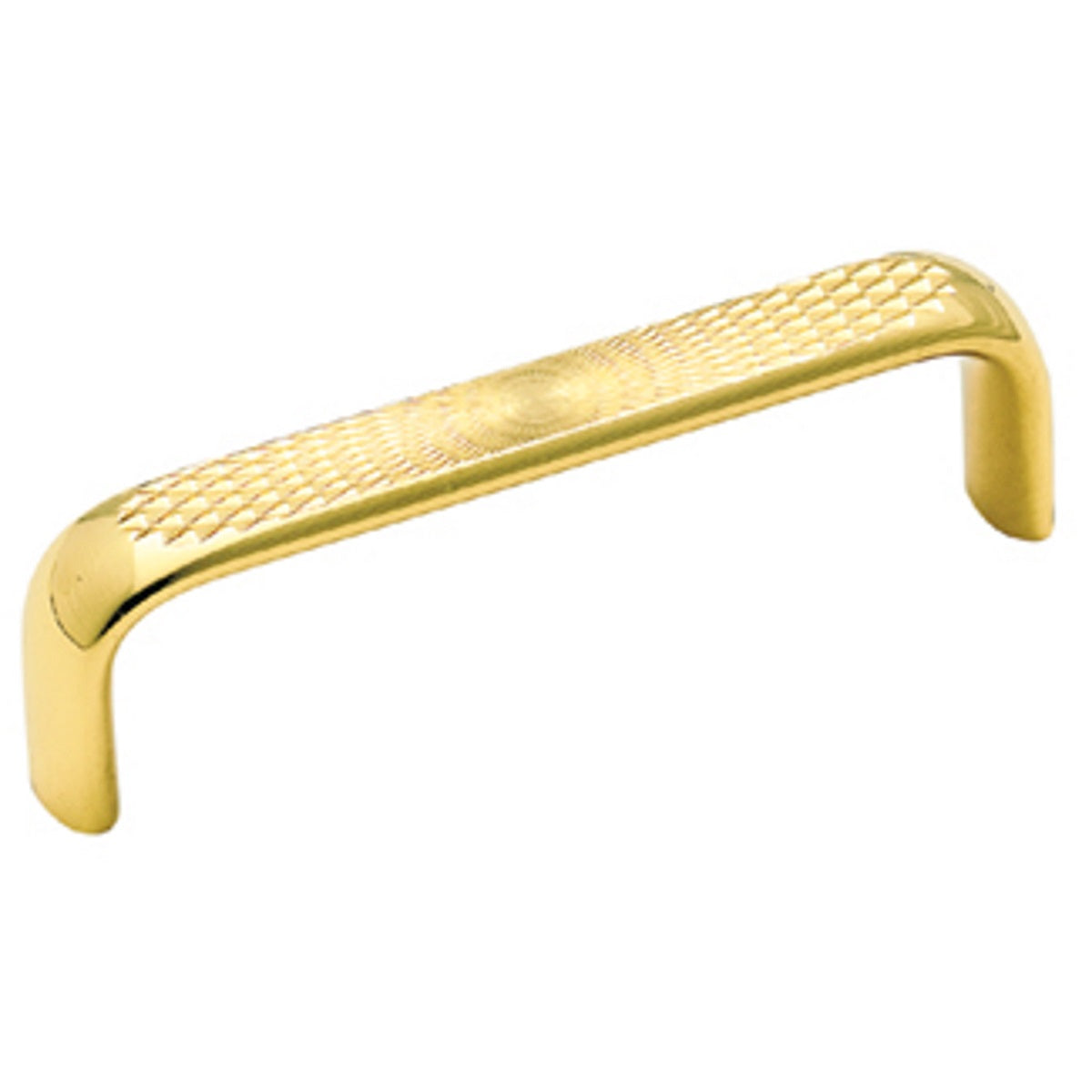 Amerock BP1957-BDC Polished Brass Solid Brass 3"cc Textured Cabinet Pulls Advantage