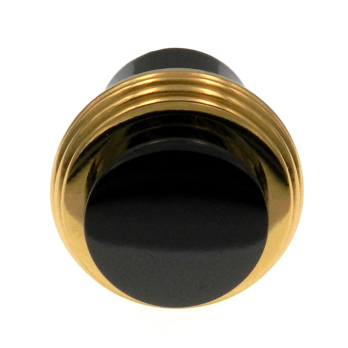 Amerock Allison 3/4" Polished Brass Solid Brass Flat-Top Cabinet Knob Pull BP1963-BNB