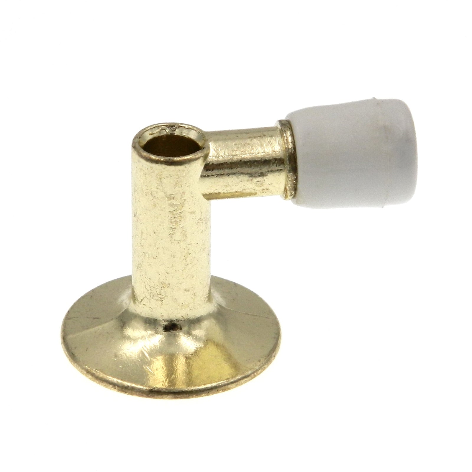 Amerock BP2254-3 Floor-Mount Doorstop Bright Brass Finish Slotted Screw