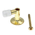 Amerock BP2254-3 Floor-Mount Doorstop Bright Brass Finish Slotted Screw