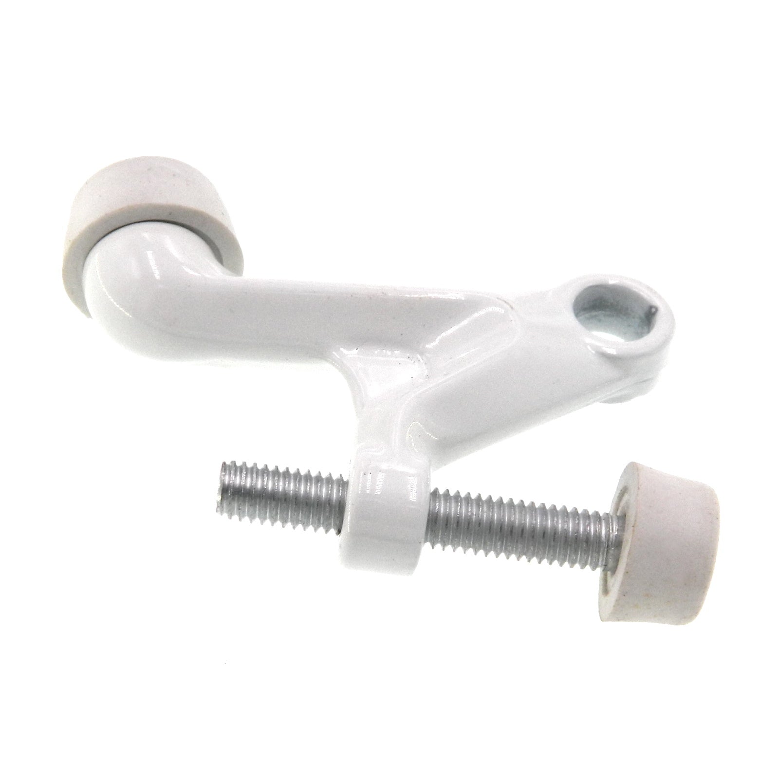 Amerock Door Stop No Screws Required Hinge Pin Doorstop White BP2256-W