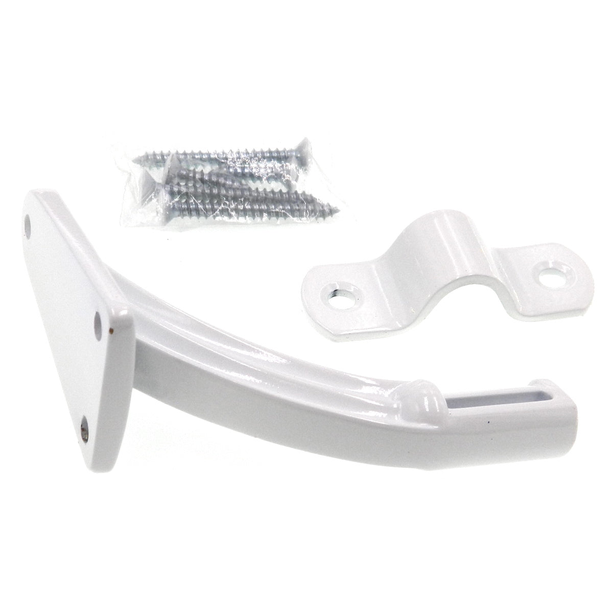 Amerock 3" Stair Handrail Bracket Heavy Weight White BP2266-W