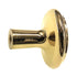 Amerock Heritage Brass Solid Brass 1 1/4" Round Cabinet Knob BP2371-B