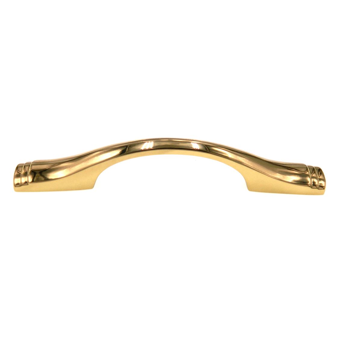 Amerock Heritage Solid Brass 3" Ctr. Cabinet Arch Pull Handle BP2373-B