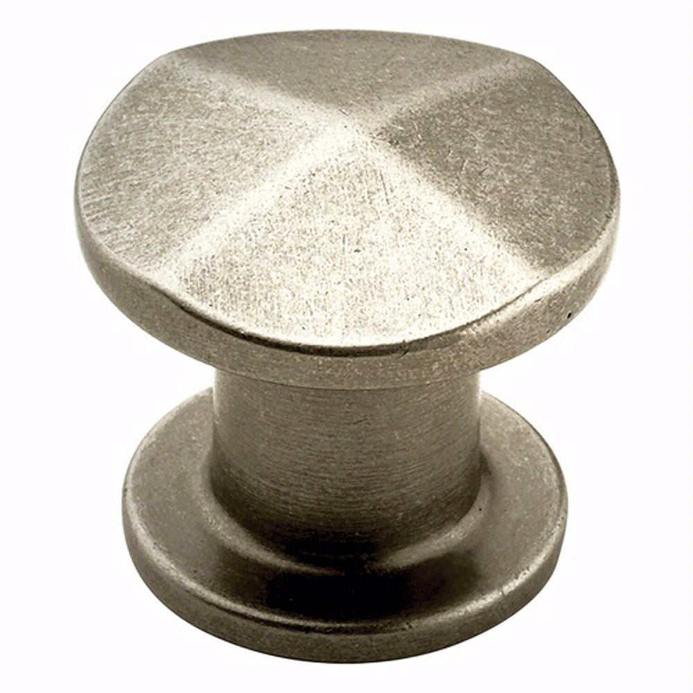 Amerock Vasari Antique Nickel 1 1/4 inch Round Cabinet Knob BP24003AN