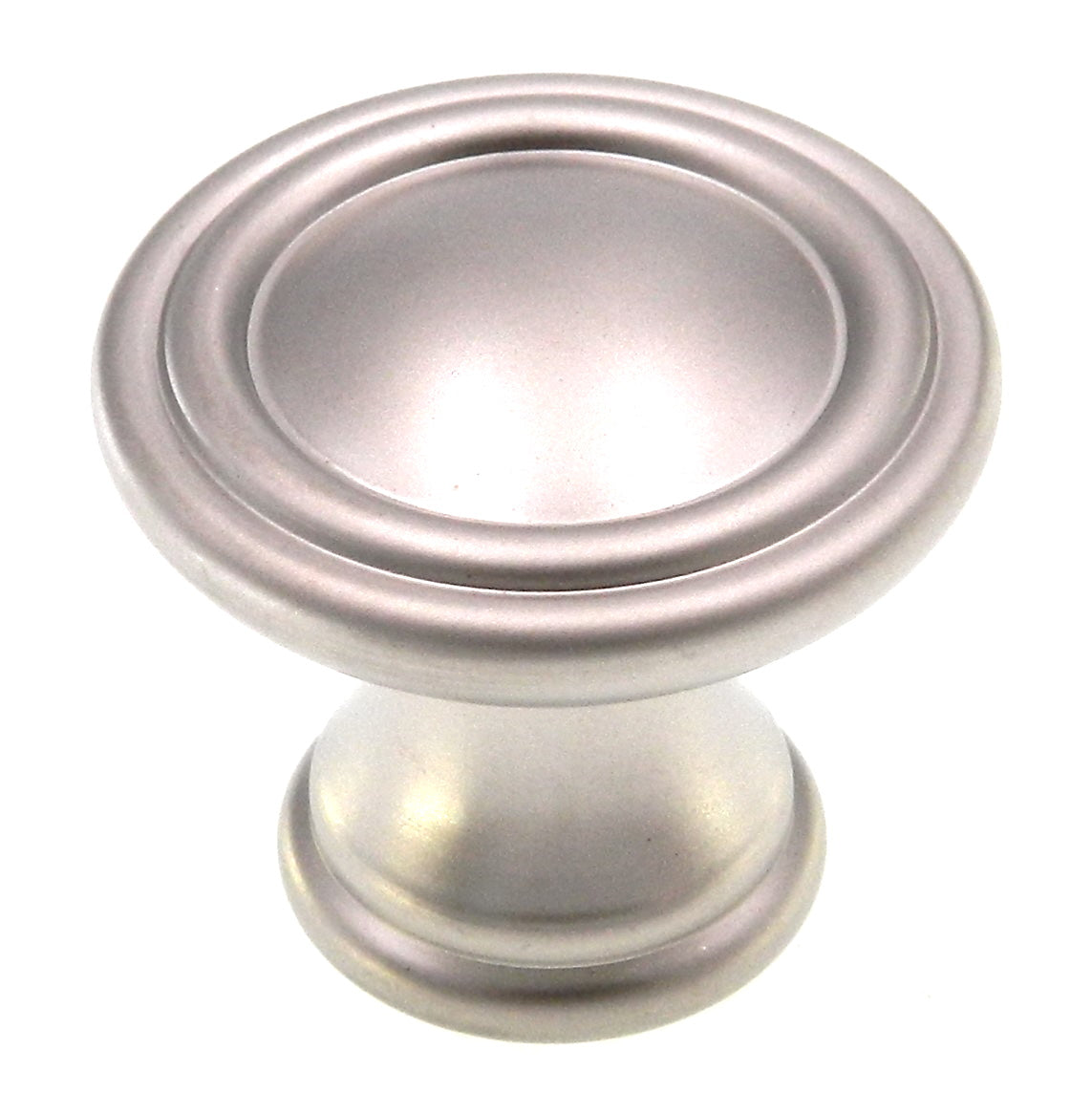 Amerock Vasari Satin Nickel 1 1/4" Round Disc Cabinet Knob BP24009-SN